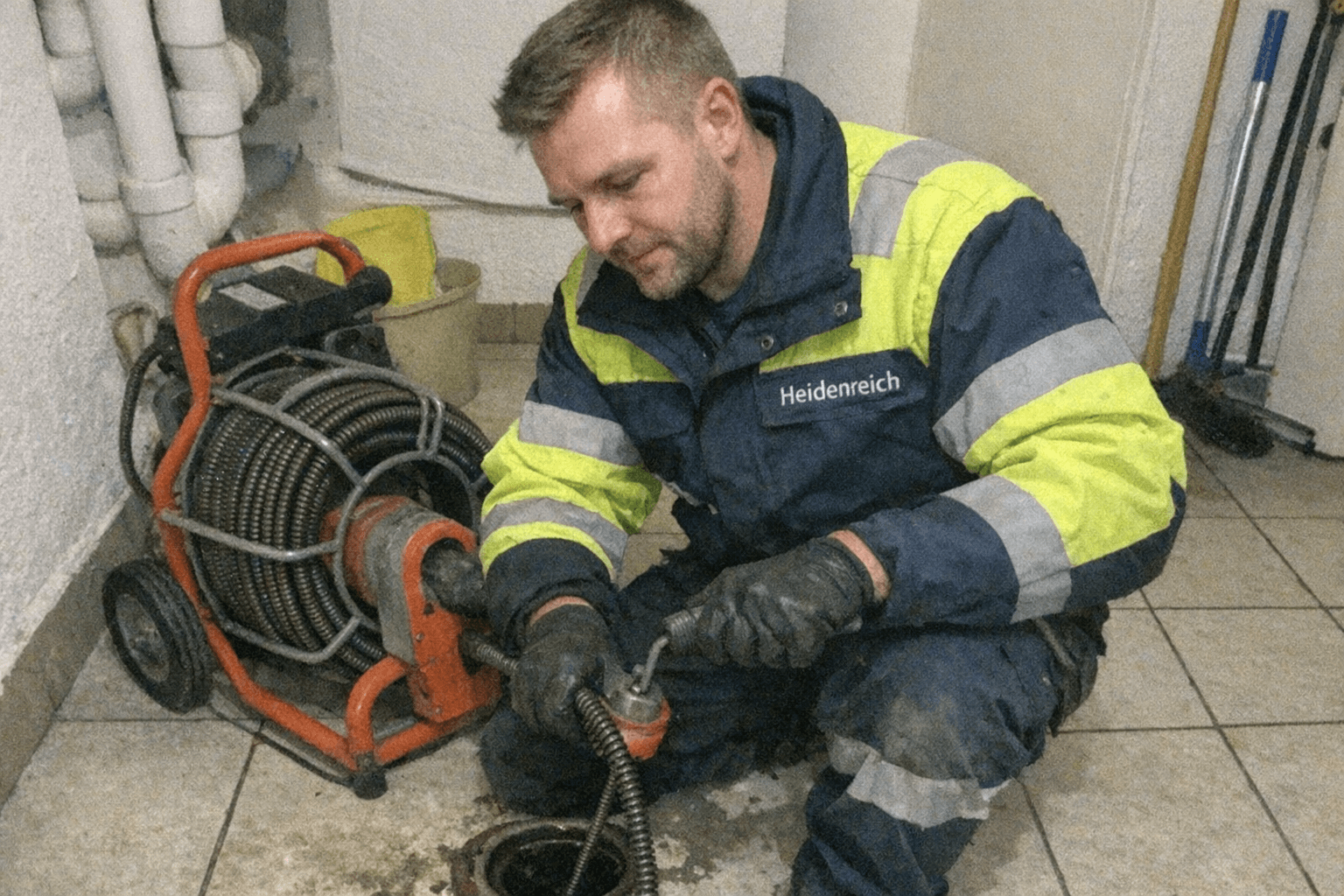Erfahrener lokaler Experte Sebastian Heidenreich bei der Arbeit vor Ort.